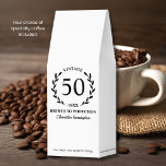Funny Birthday Gift Favor, Brewed to Perfection Roasted Coffee<br><div class="desc">A super fun birthday gift or birthday party favor for the coffee lover. Customize this coffee box with your custom text and birthday person's name, year - and then choose the coffee for the inside - dark, medium or light roast coffee - choose between the blends - and ground or...</div>