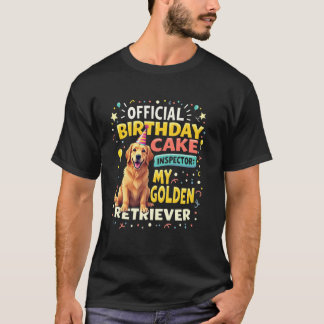 Funny Birthday Gift Golden Retriever Dog T-Shirt