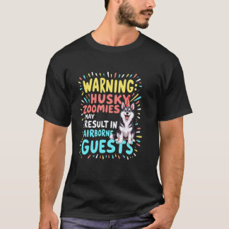 Funny Birthday Gift Husky Dog  1 T-Shirt