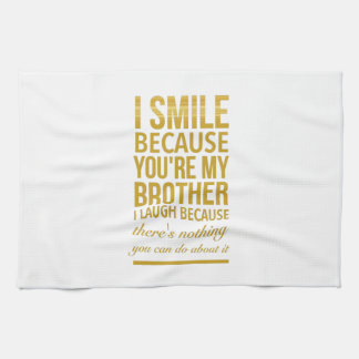 Funny birthday gifts for brothers from big sister kitchen towel