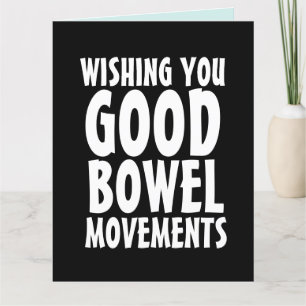FUNNY BIRTHDAY GOOD POOP GREETING CARD