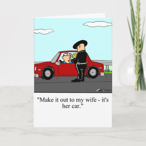 Funny Birthday Greeting Card