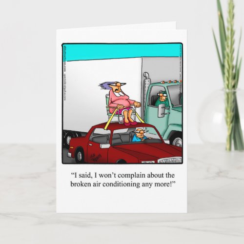 Funny Birthday Greeting Card For Her