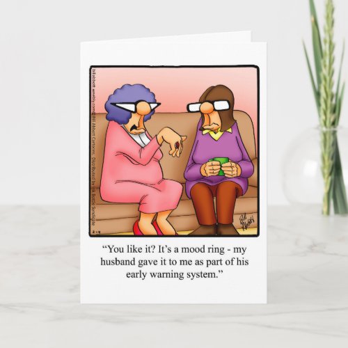 Funny Birthday Greeting Card for Her