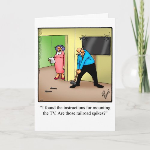 Funny Birthday Greeting Card for Him Spectickles