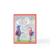 Funny Birthday Greeting Card for Outdoorsy People