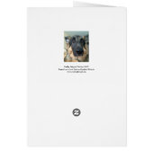 Funny Birthday Greeting - Younger in Dog Years! Cards (Back)