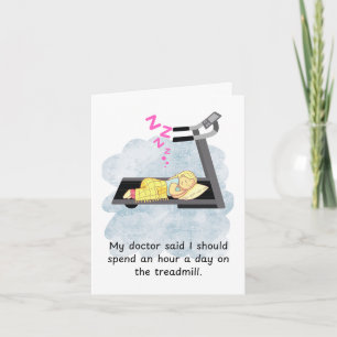 Funny Birthday Gym Fitness Card