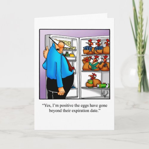 Funny Birthday Humor Card For Family