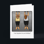 Funny Birthday Humor Card For Friend<br><div class="desc">Enjoy spreading the laughter with this hilarious happy birthday greeting card by cartoonist Bill Abbott; send some laughs along with your best wishes for a happy birthday. Bill Abbott's cartoon "Spectickles" the internationally syndicated comic has also appeared in Hallmark U.K., Reader's Digest, Saturday Evening Post and other fine magazines and...</div>