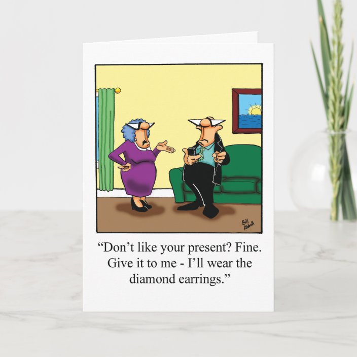 funny birthday humor card for him zazzlecom