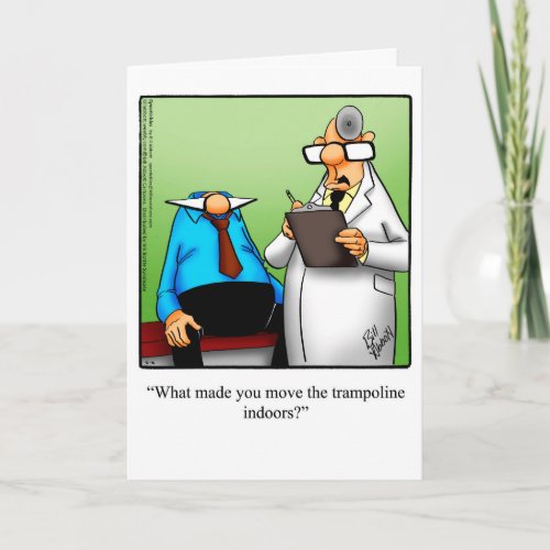 Funny Birthday Humor Greeting Card