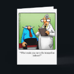 Funny Birthday Humor Greeting Card<br><div class="desc">Enjoy spreading the laughter with this hilarious happy birthday greeting card by cartoonist Bill Abbott; send some laughs along with your best wishes for a happy birthday. Bill Abbott's cartoon "Spectickles" the internationally syndicated comic has also appeared in Hallmark U.K.,  Reader's Digest,  Saturday Evening Post and other fine magazines!</div>