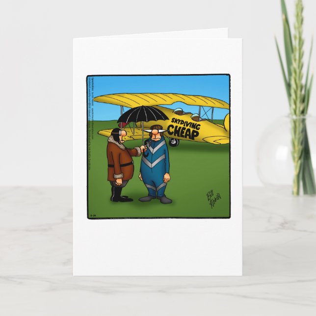 Funny Birthday Humor Greeting Card (Front)