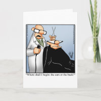 Funny Birthday Humor Greeting Card For Him