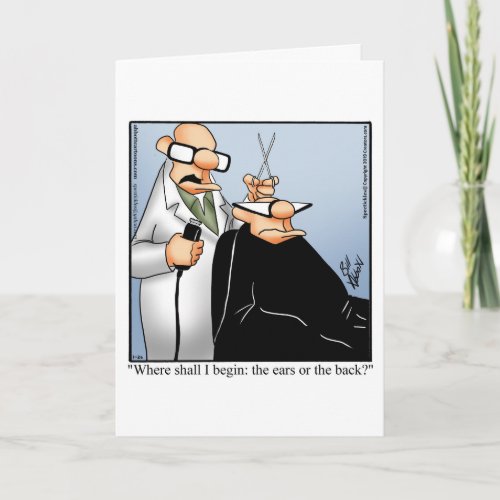 Funny Birthday Humor Greeting Card For Him