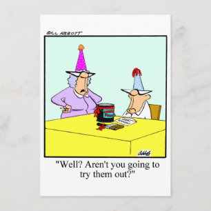 Funny Birthday Humor Party Invitations For Him
