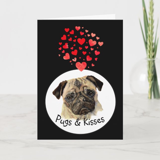 Funny Birthday Humor Pet, Pug Dog Card (Front)