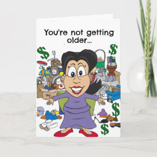 Funny Birthday Increasing in Value Card
