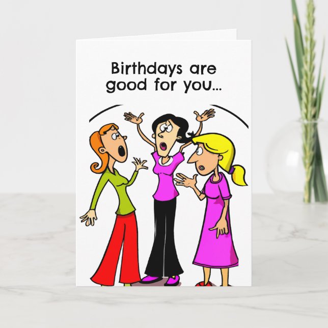 Funny Birthday Live Longer Card (Front)