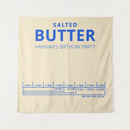 Funny Birthday party butter theme 
