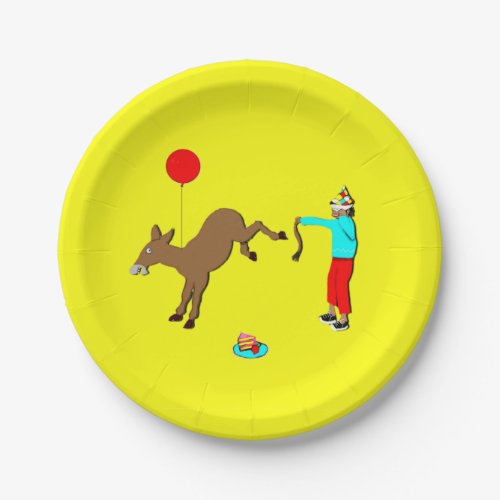 Funny Birthday Party Fiesta Paper Plates