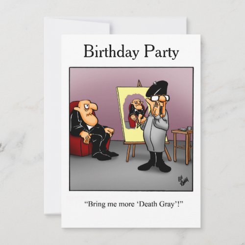 Funny Birthday Party Invitations 