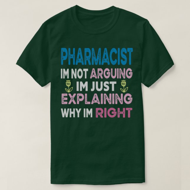 Funny Birthday Pharmacist Funny Pharmacist Gift Fu T-Shirt (Design Front)