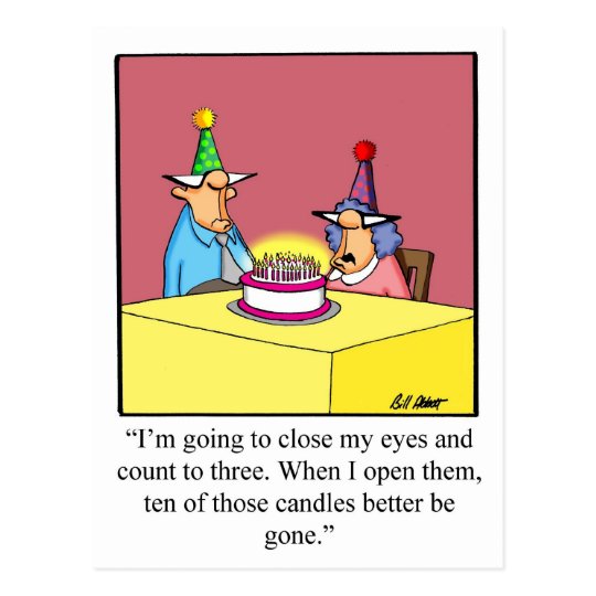 Funny Birthday Postcard! Postcard Zazzle