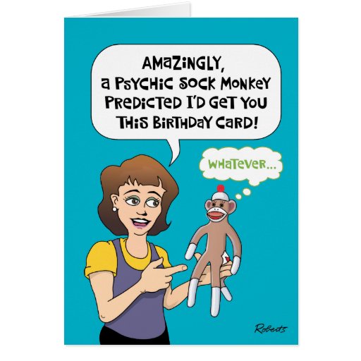 Funny Birthday Predictions Card | Zazzle