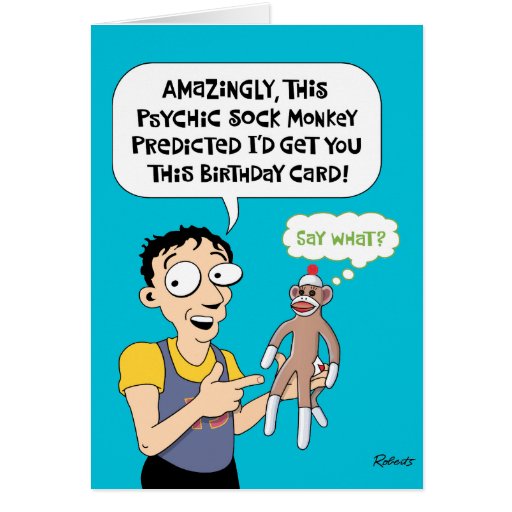 Funny Birthday Predictions for Relative Card | Zazzle