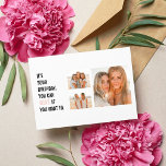 Funny Birthday Quotes | Collage Photo | Best Gift Cards<br><div class="desc">"Wine gets better with age,  just like you! Happy birthday and cheers to another year of deliciousness!"</div>