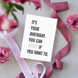 Funny Birthday Quotes | Happy Birthday | Best Gift Cards<br><div class="desc">"Wine gets better with age,  just like you! Happy birthday and cheers to another year of deliciousness!"</div>
