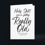 Funny Birthday Rude Happy Birthday for Friend Card<br><div class="desc">This funny Birthday Card,  is a fun way to celebrate the birthday of one of your favorite people!
This card can be customized with the birthday boy or girls name.</div>
