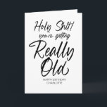 Funny Birthday Rude Happy Birthday for Friend Card<br><div class="desc">This funny Birthday Card,  is a fun way to celebrate the birthday of one of your favorite people!
This card can be customized with the birthday boy or girls name.</div>