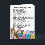 Funny Birthday Seniors Texting Code Card<br><div class="desc">A funny birthday card for a senior featuring funny senior texting codes. AARP - Always Asking for Raisin Pudding GOML - Get Off My Lawn TMI - Too Many Ibuprofen YOLO - You Obviously Love Ointment TGIF - Thank Goodness It's Fiber IDK - I Doze, OK? IMHO - In My...</div>