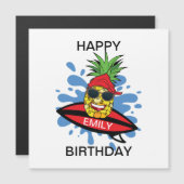 Funny Birthday Surfing Pineapple (Front/Back)