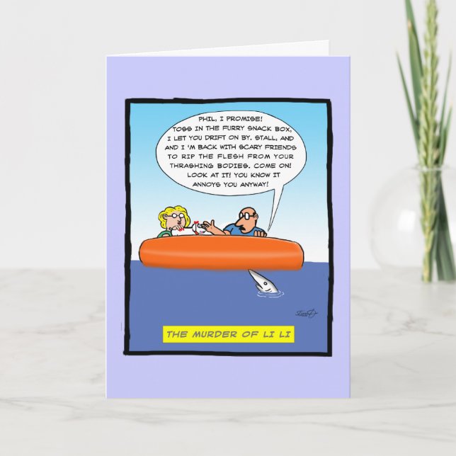 Funny Birthday -The Murder Of Li Li Card (Front)