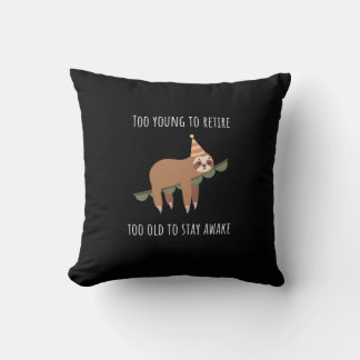 Funny Birthday Throw Pillow