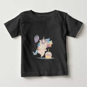 Funny Birthday Unicorn Baby T-Shirt