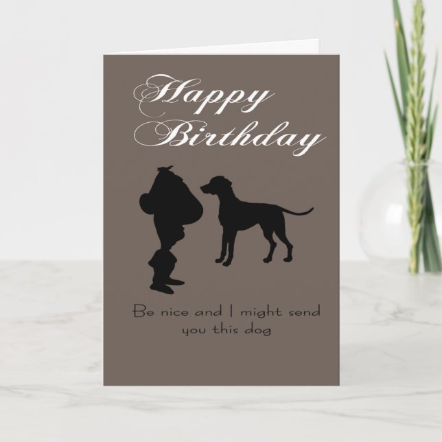 funny birthday wish to divorced woman card (Front)