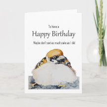 Funny Birthday Wishes Cute Sparrow Bird