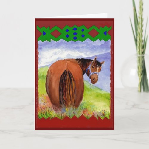 Funny Birthday Wishes Horses  Diet Cake Card