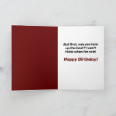 Funny Birthday Words Of Wisdom From A Noble Pug Card (Inside)