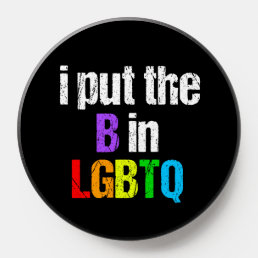 Funny Bisexual LGBTQ PopSocket