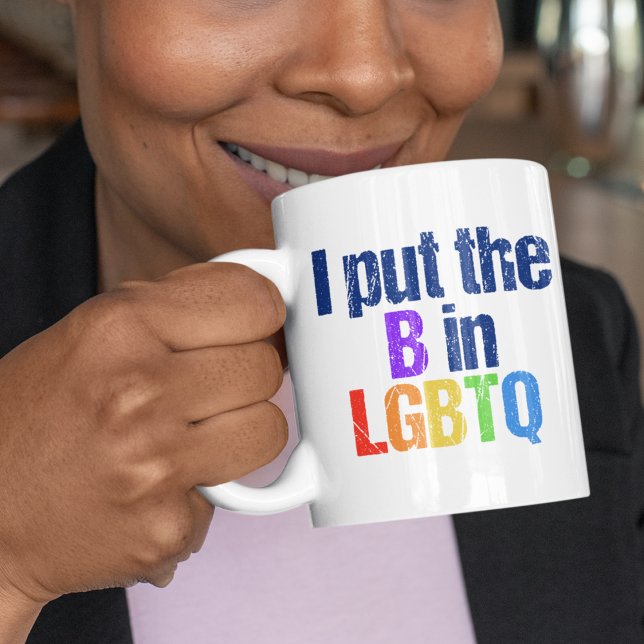 Funny Bisexual LGBTQ Rainbow Humor Quote Coffee Mug (Creator Uploaded)