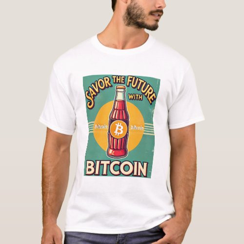 Funny Bitcoin BTC Cryptocurrency Design T_Shirt