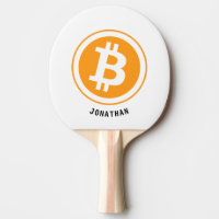 Funny Bitcoin Orange White Cryptocurrency Name
