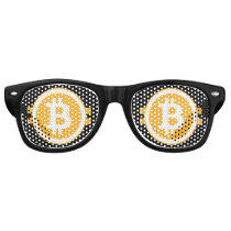 Funny Bitcoin Retro Sunglasses Funny Bitcoin Retro Sunglasses