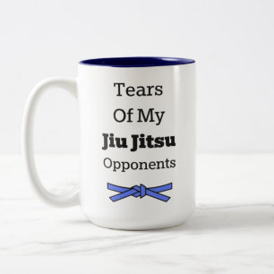 Funny BJJ Gift idea Jiu-Jitsu Promotion Motivation Two-Tone Coffee Mug